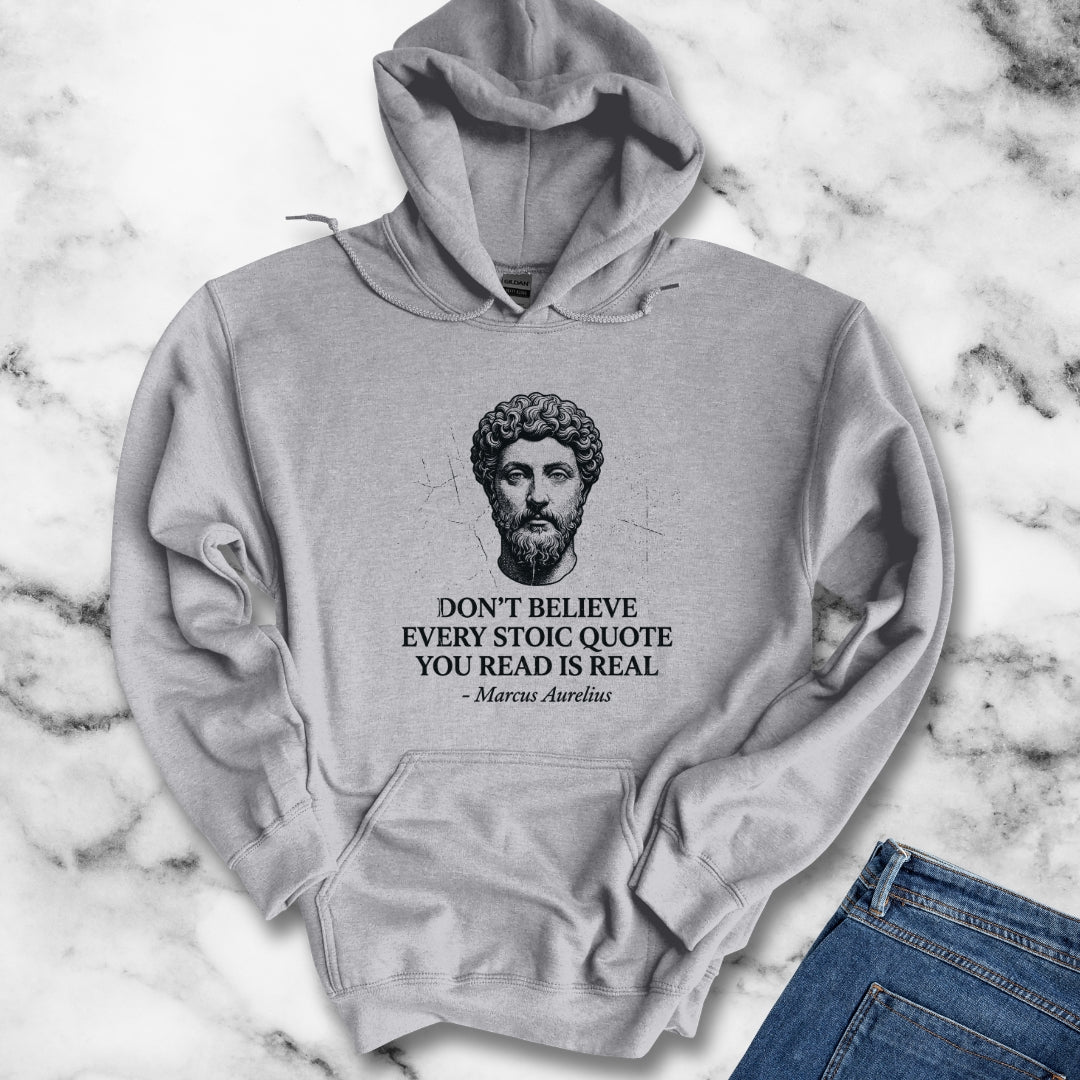 Don't Believe Every Stoic Quote Hoodie