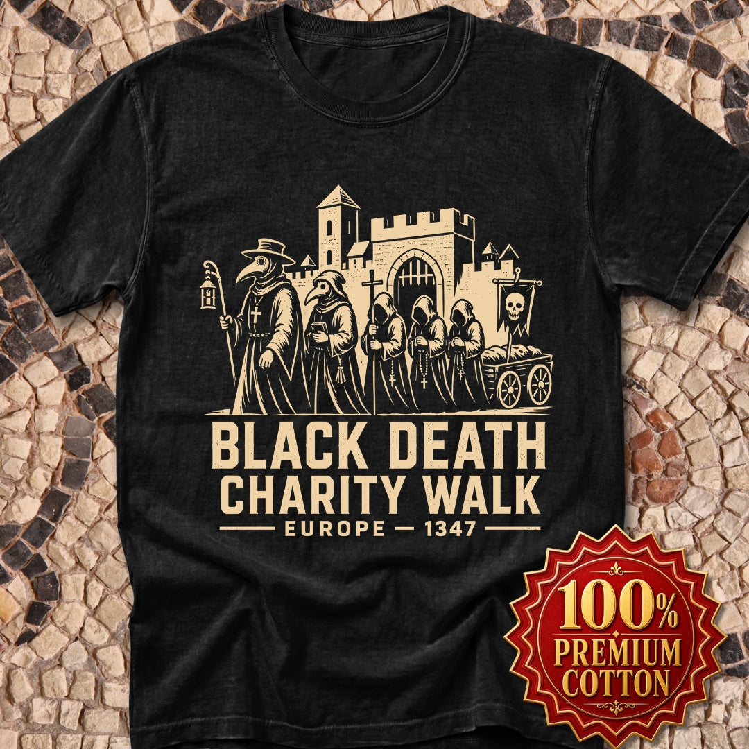 Black Death Charity Walk Premium Tee