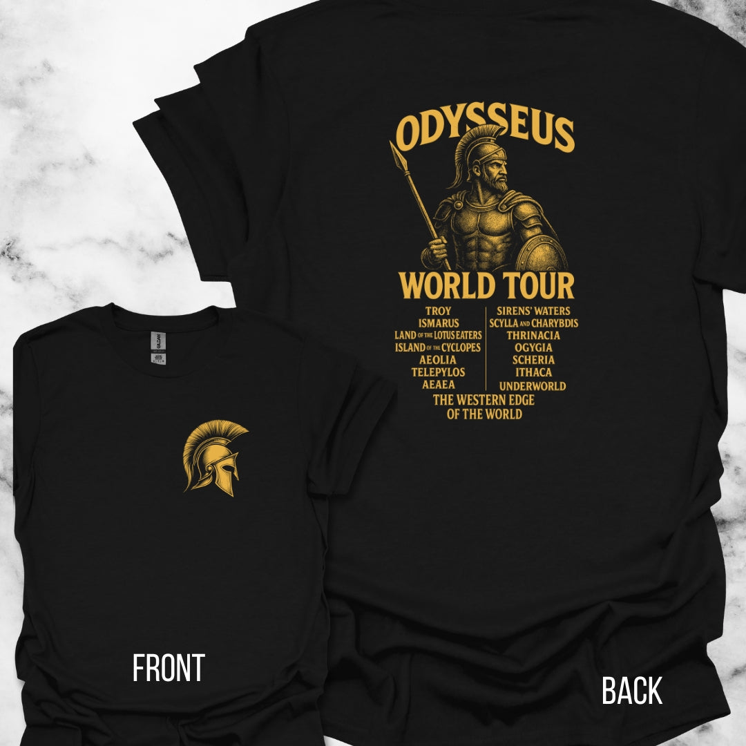Odysseus World Tour Back Print T-Shirt