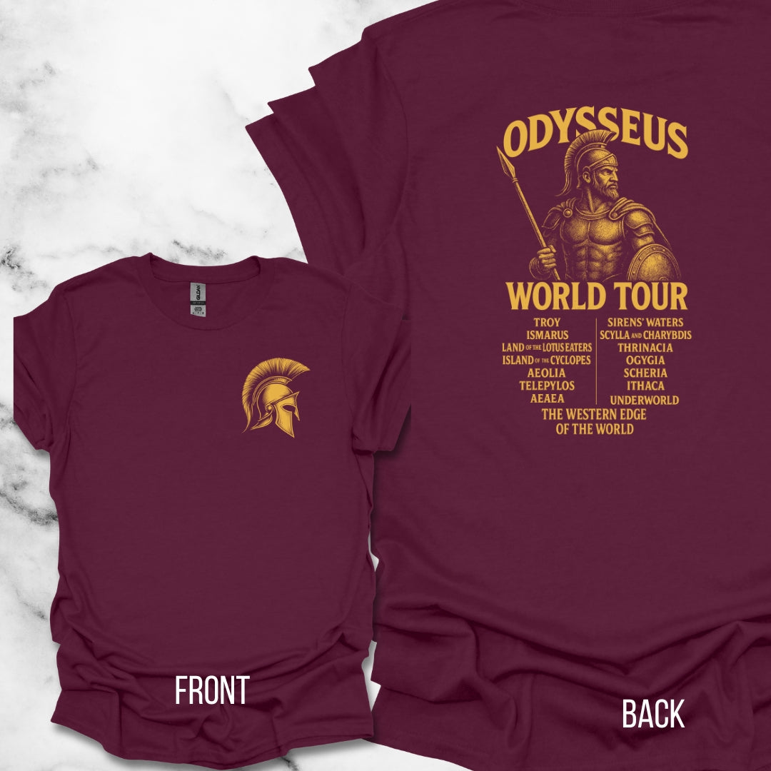 Odysseus World Tour Back Print T-Shirt