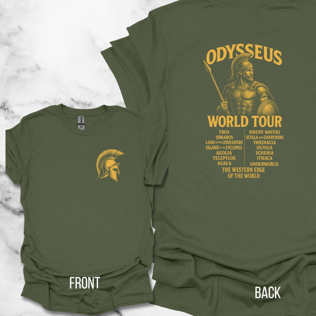 Odysseus World Tour Back Print T-Shirt