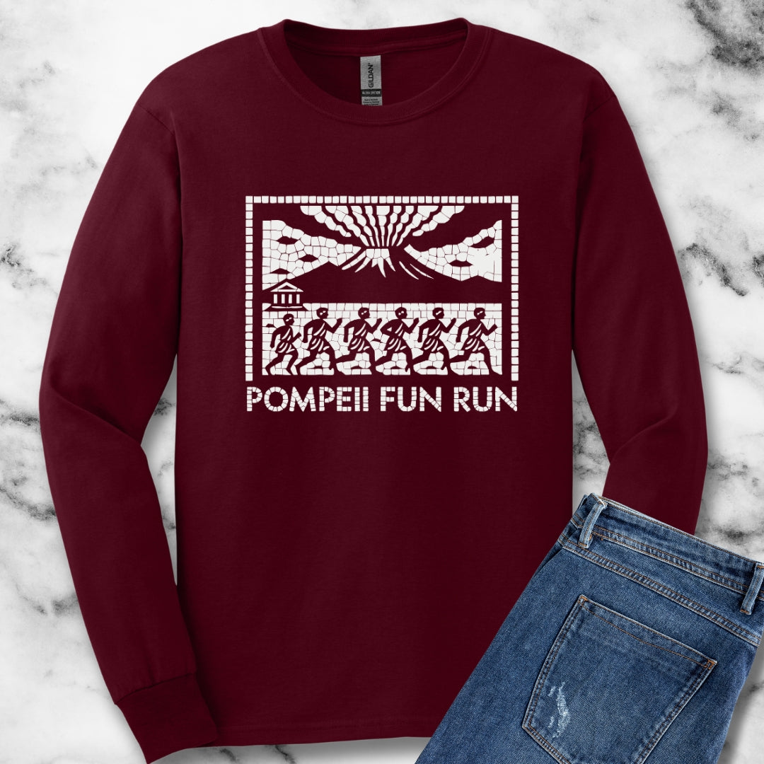 Pompeii Fun Run Mosaic Long Sleeve Tee