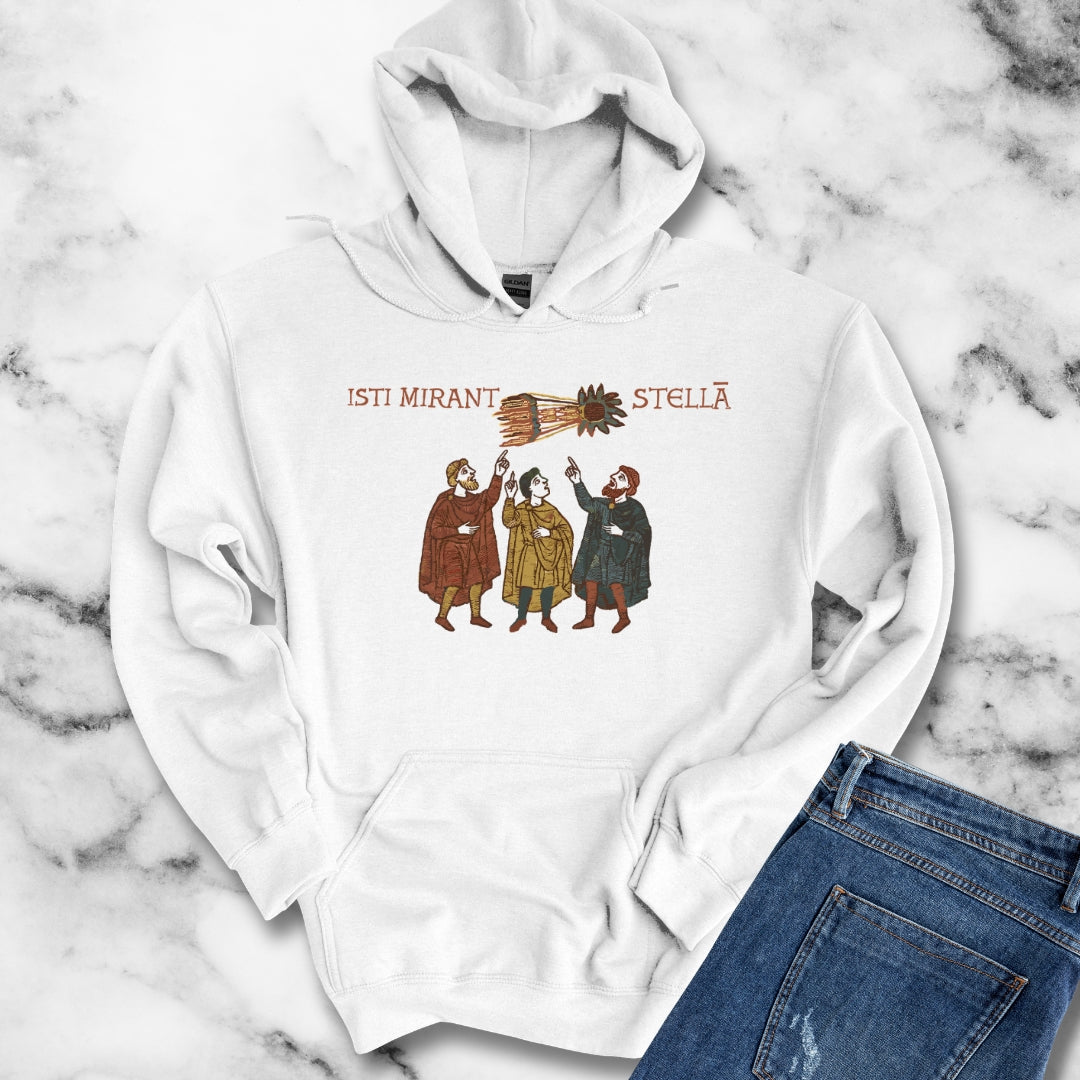 Bayeux Tapestry Comet Latin Hoodie