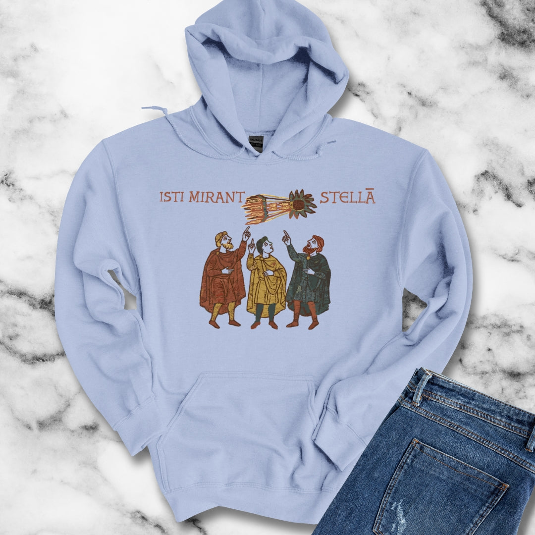 Bayeux Tapestry Comet Latin Hoodie