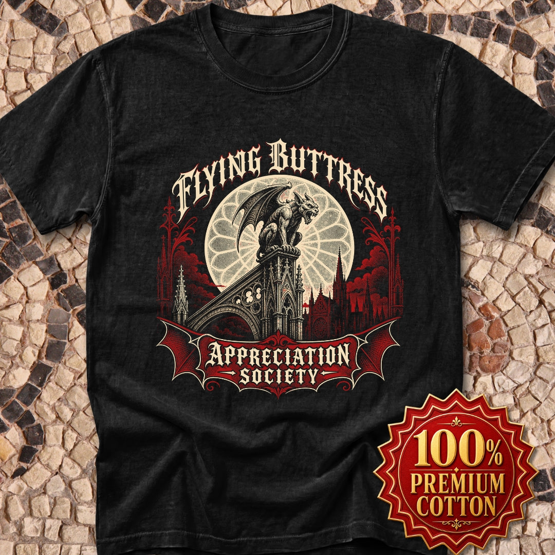 Flying Buttress Appreciation Society Gargoyle Premium Tee