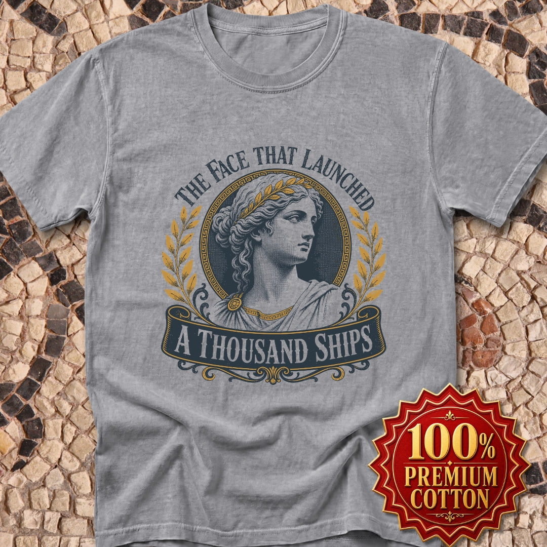 Helen of Troy Face a Thousand Ships Premium Tee