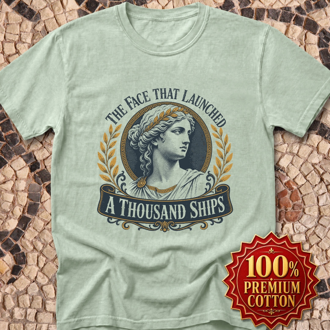 Helen of Troy Face a Thousand Ships Premium Tee