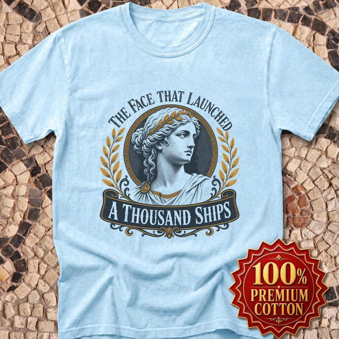 Helen of Troy Face a Thousand Ships Premium Tee
