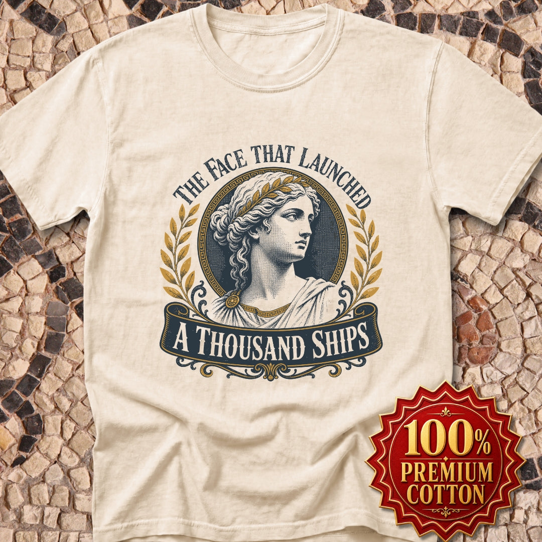 Helen of Troy Face a Thousand Ships Premium Tee