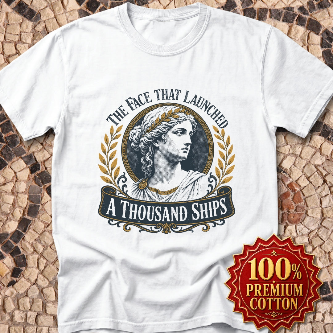 Helen of Troy Face a Thousand Ships Premium Tee