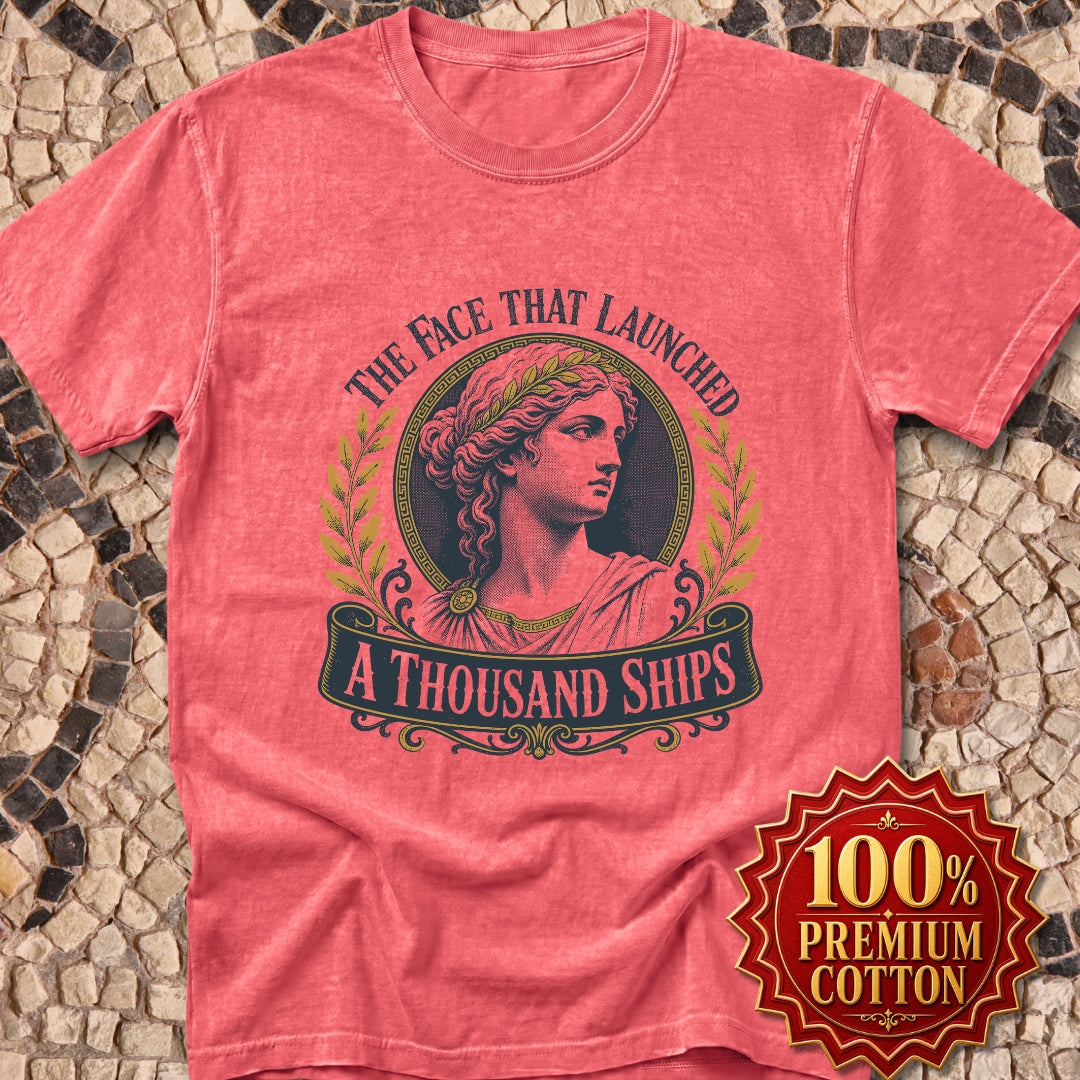Helen of Troy Face a Thousand Ships Premium Tee