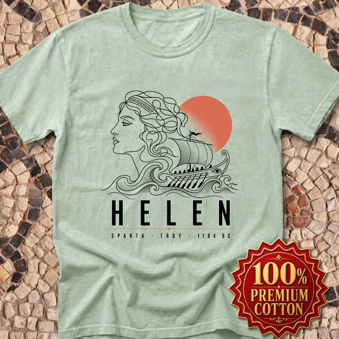 Helen of Troy Line Art Premium Tee