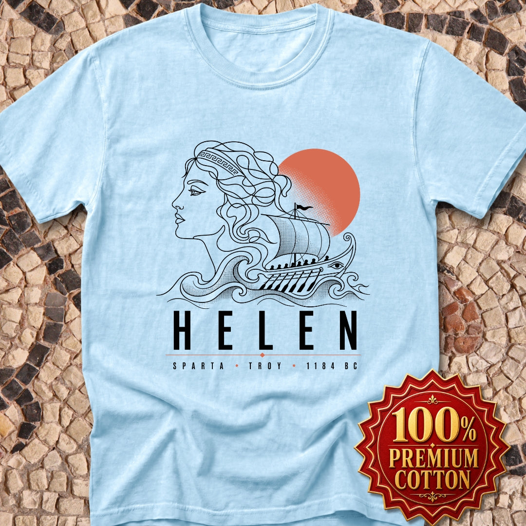 Helen of Troy Line Art Premium Tee