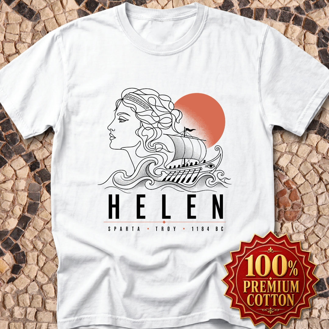 Helen of Troy Line Art Premium Tee
