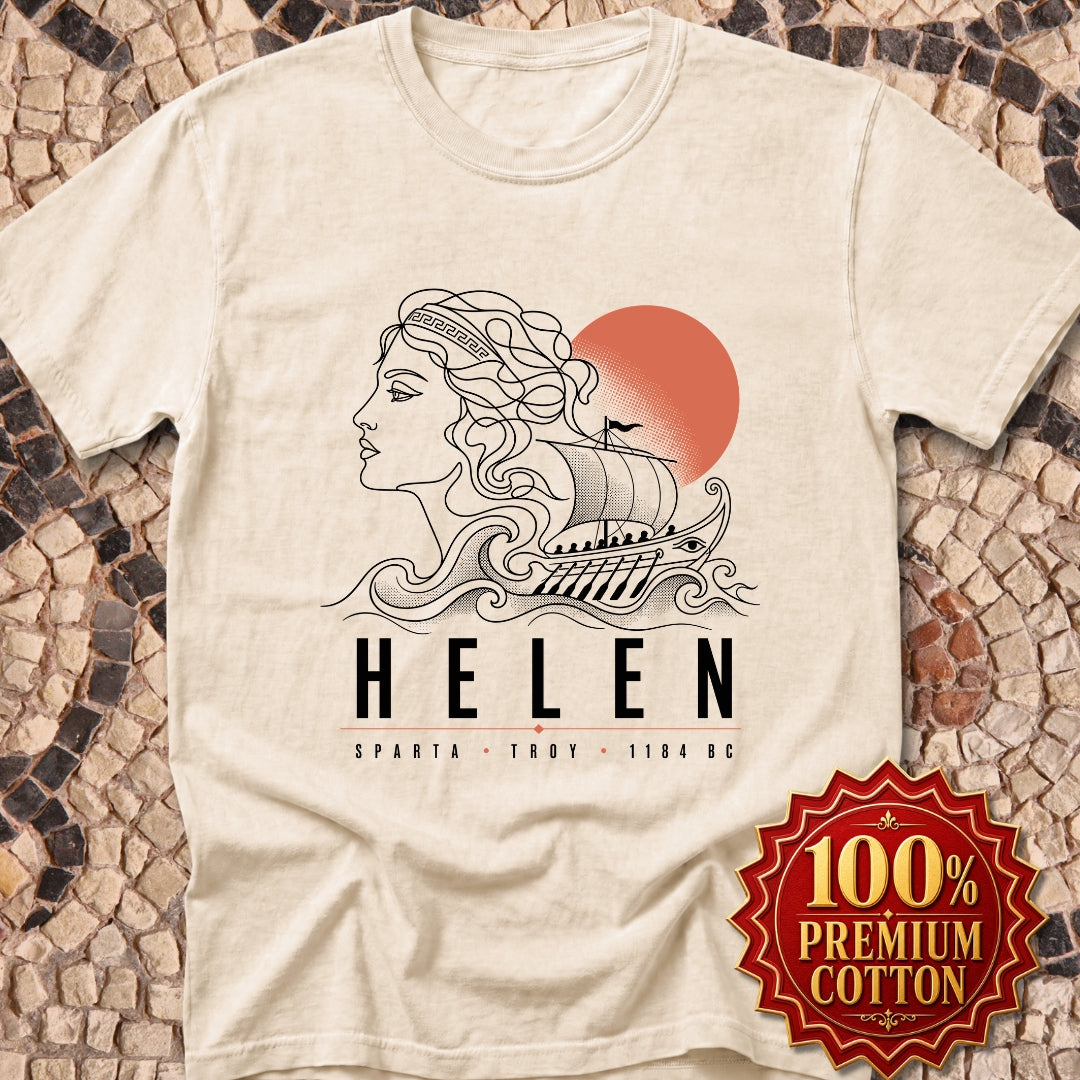 Helen of Troy Line Art Premium Tee