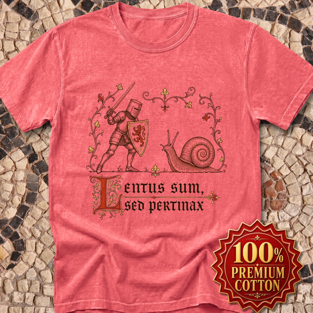 Knight vs Snail Marginalia Premium Tee