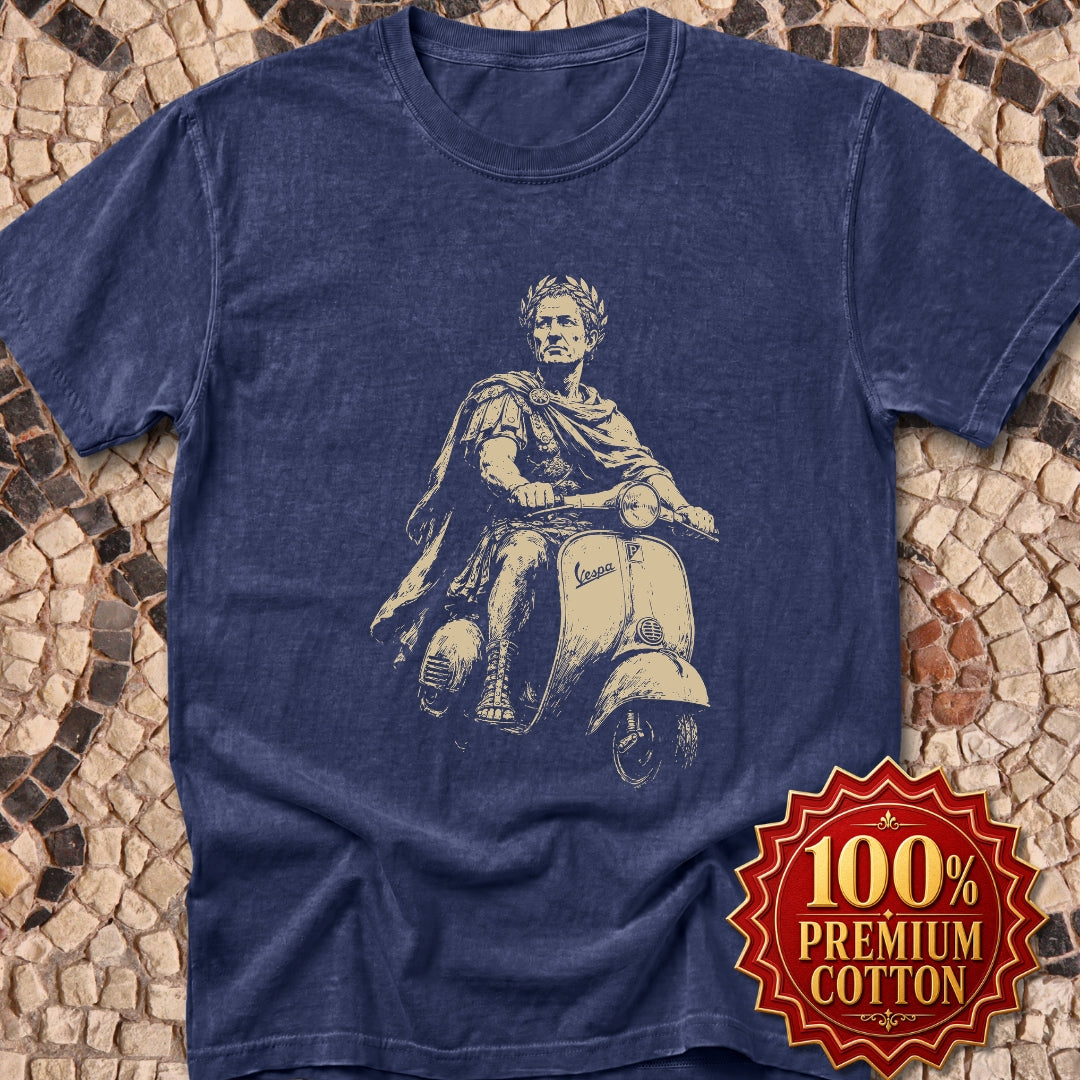 Julius Caesar on Vespa Premium Tee
