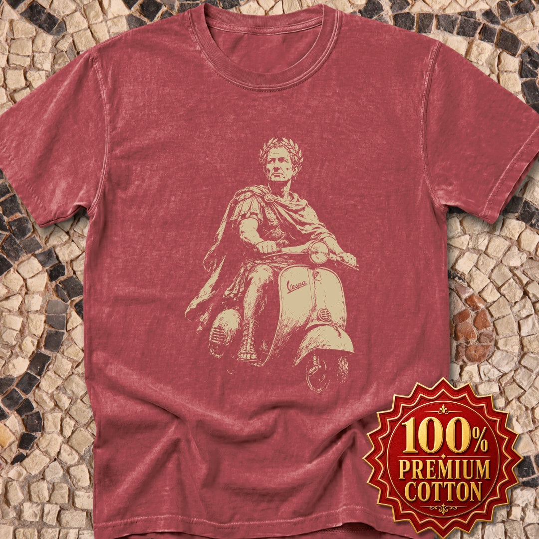 Julius Caesar on Vespa Premium Tee