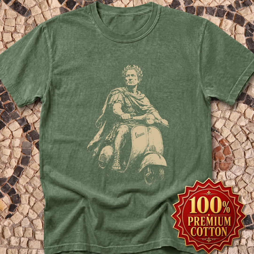 Julius Caesar on Vespa Premium Tee