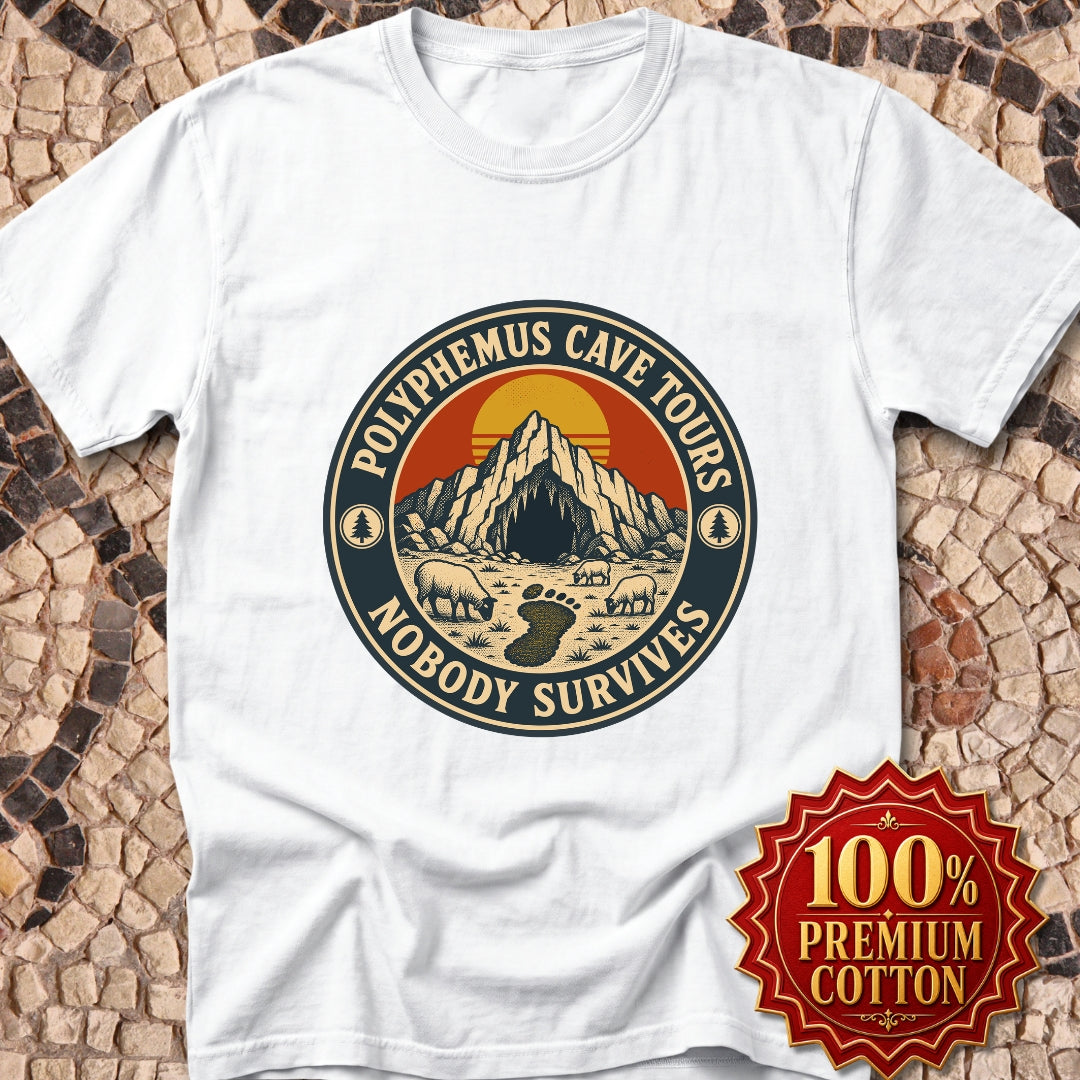 Polyphemus Cave Tours Nobody Survives Premium Tee