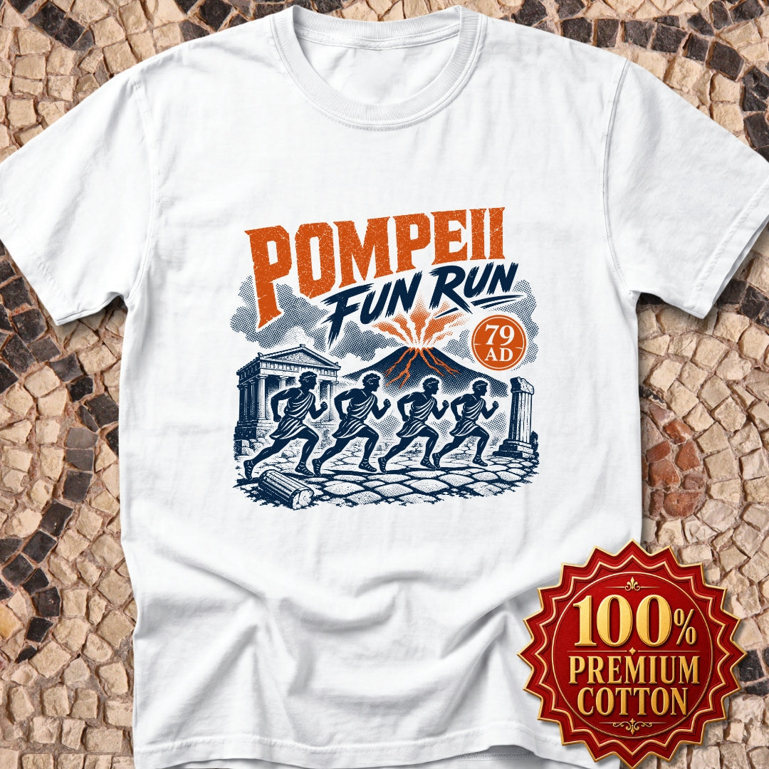 Pompeii Fun Run Poster Style Premium Tee
