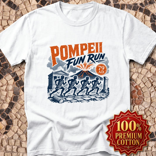 Pompeii Fun Run Poster Style Premium Tee
