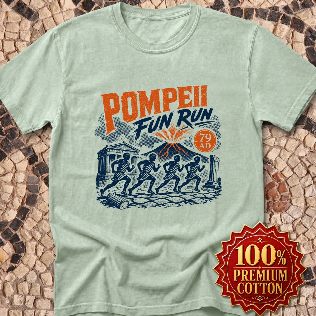 Pompeii Fun Run Poster Style Premium Tee