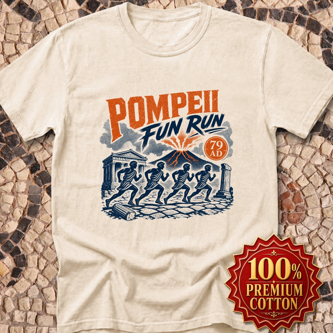 Pompeii Fun Run Poster Style Premium Tee