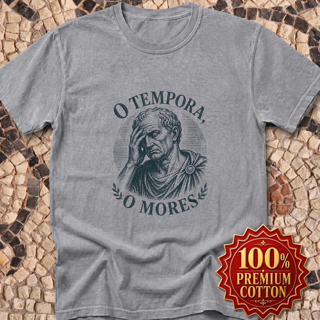 O Tempora O Mores Cicero Quote Premium Tee