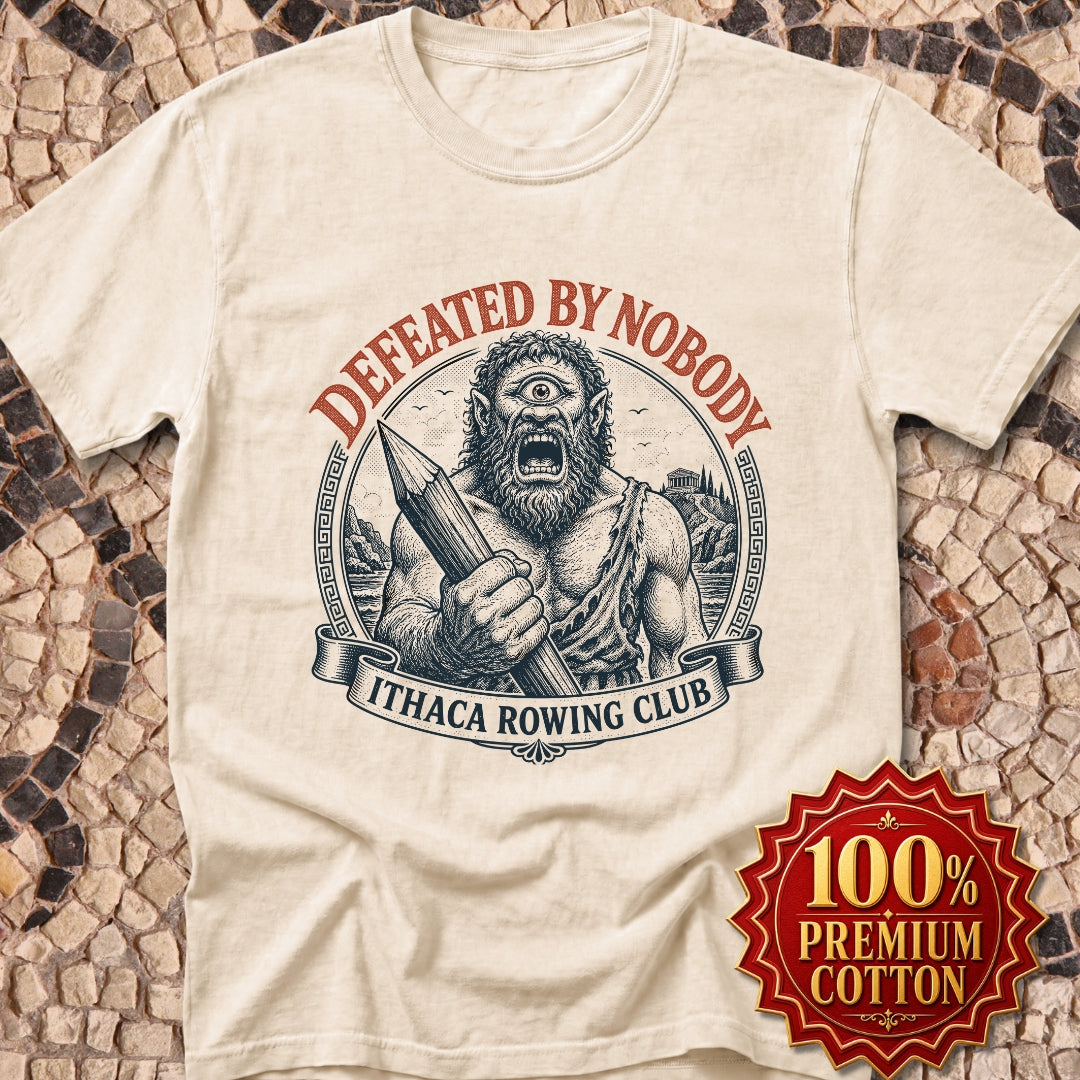 Polyphemus Defeated by Nobody Premium Tee