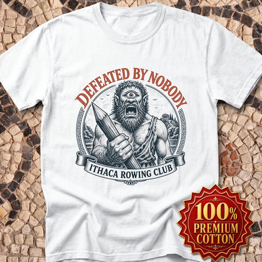 Polyphemus Defeated by Nobody Premium Tee
