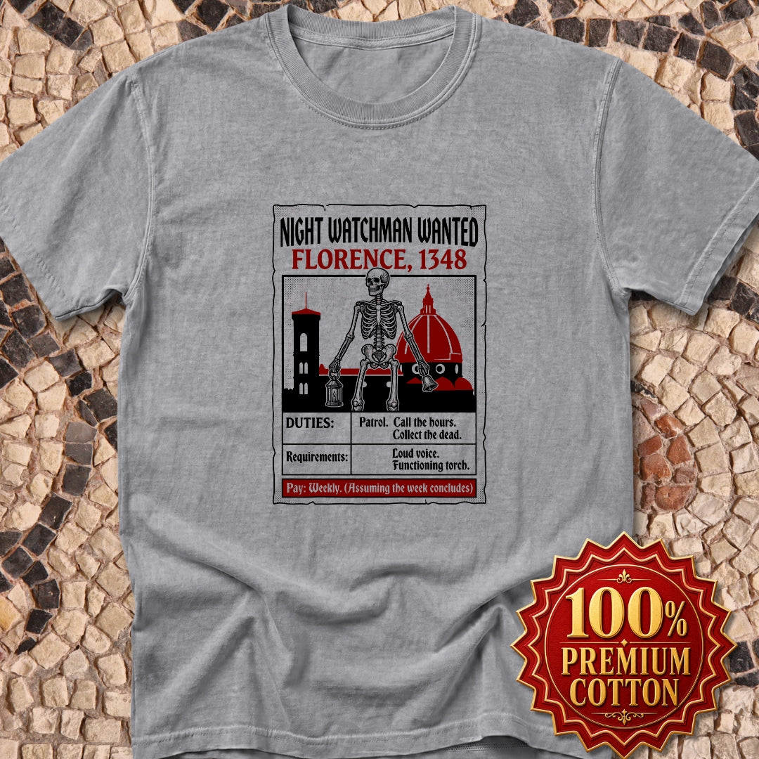 Night Watchman Wanted Premium Tee