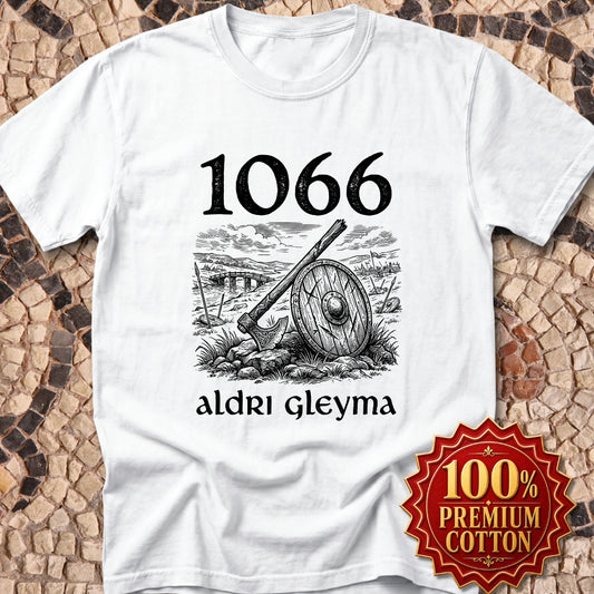 1066 Stamford Bridge Never Forget in Old Norse Premium Tee