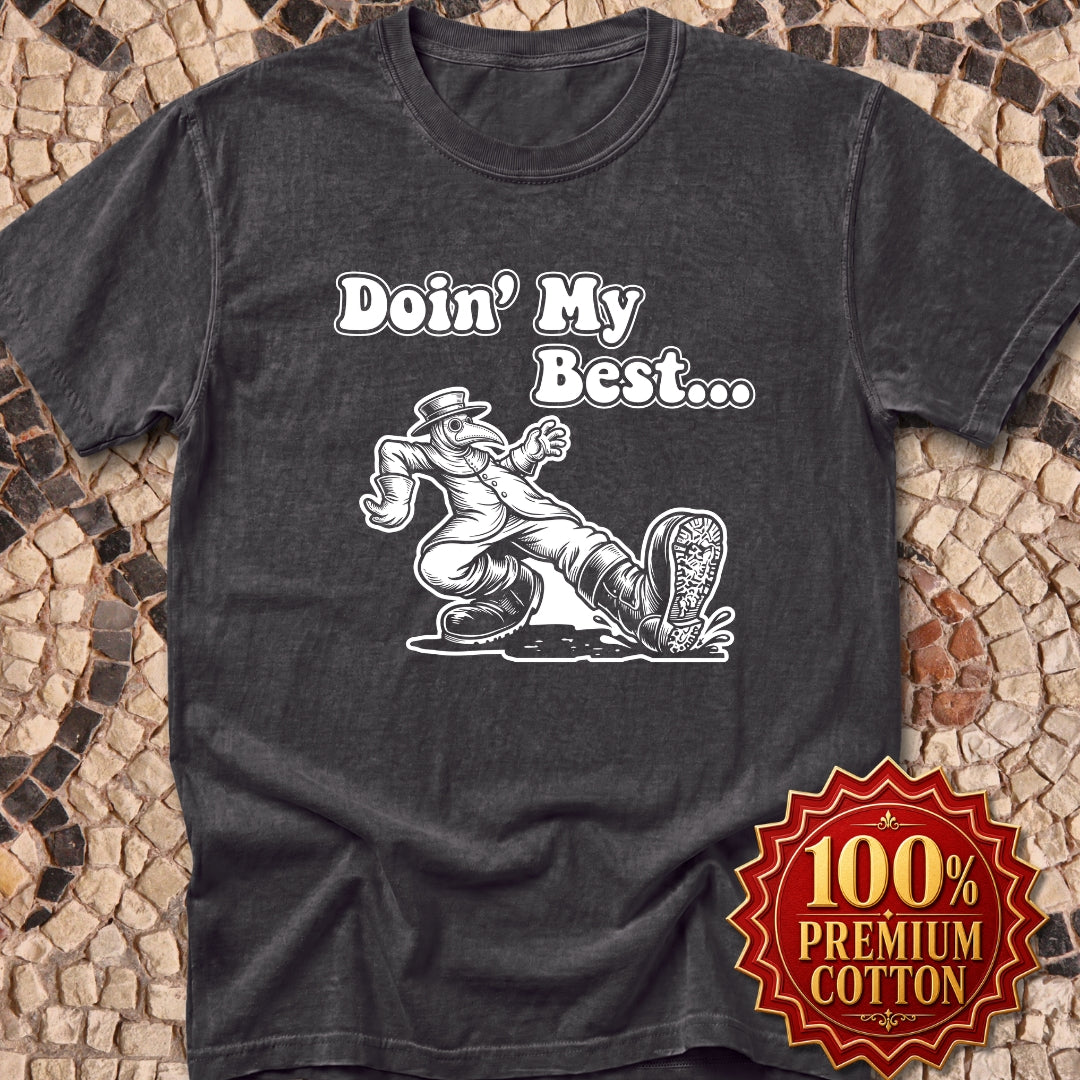 70s Style Plague Doctor Premium Tee