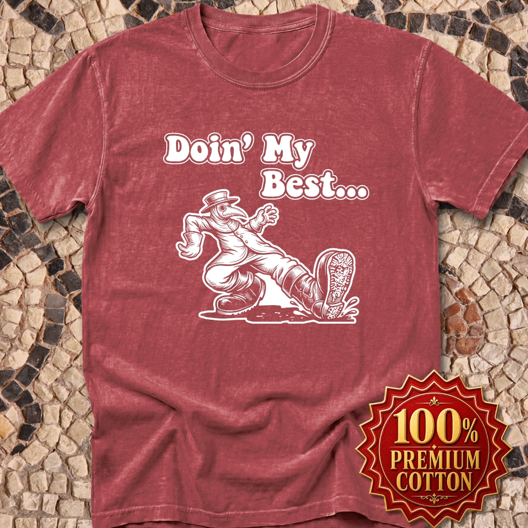 70s Style Plague Doctor Premium Tee