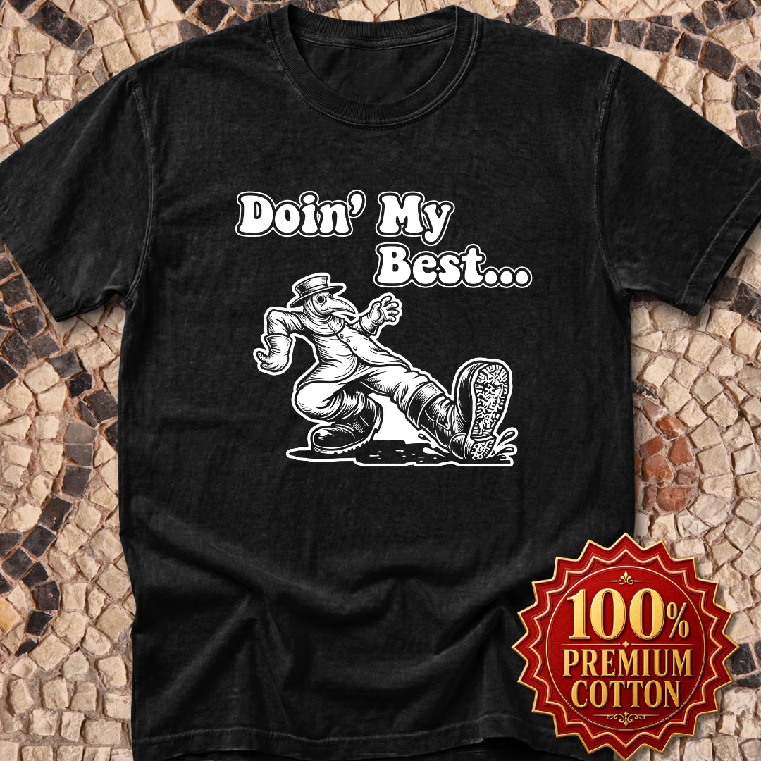 70s Style Plague Doctor Premium Tee