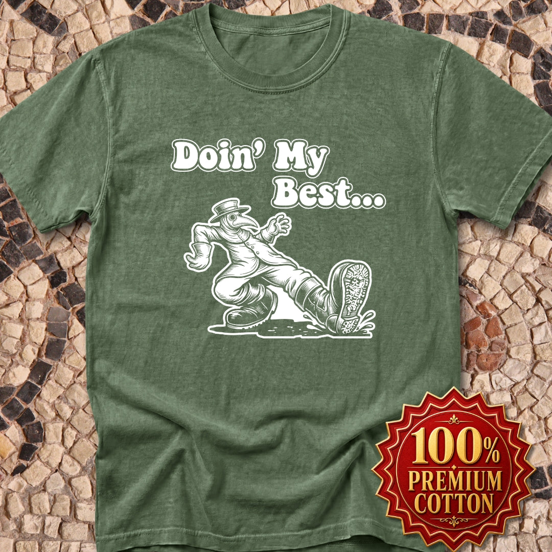 70s Style Plague Doctor Premium Tee