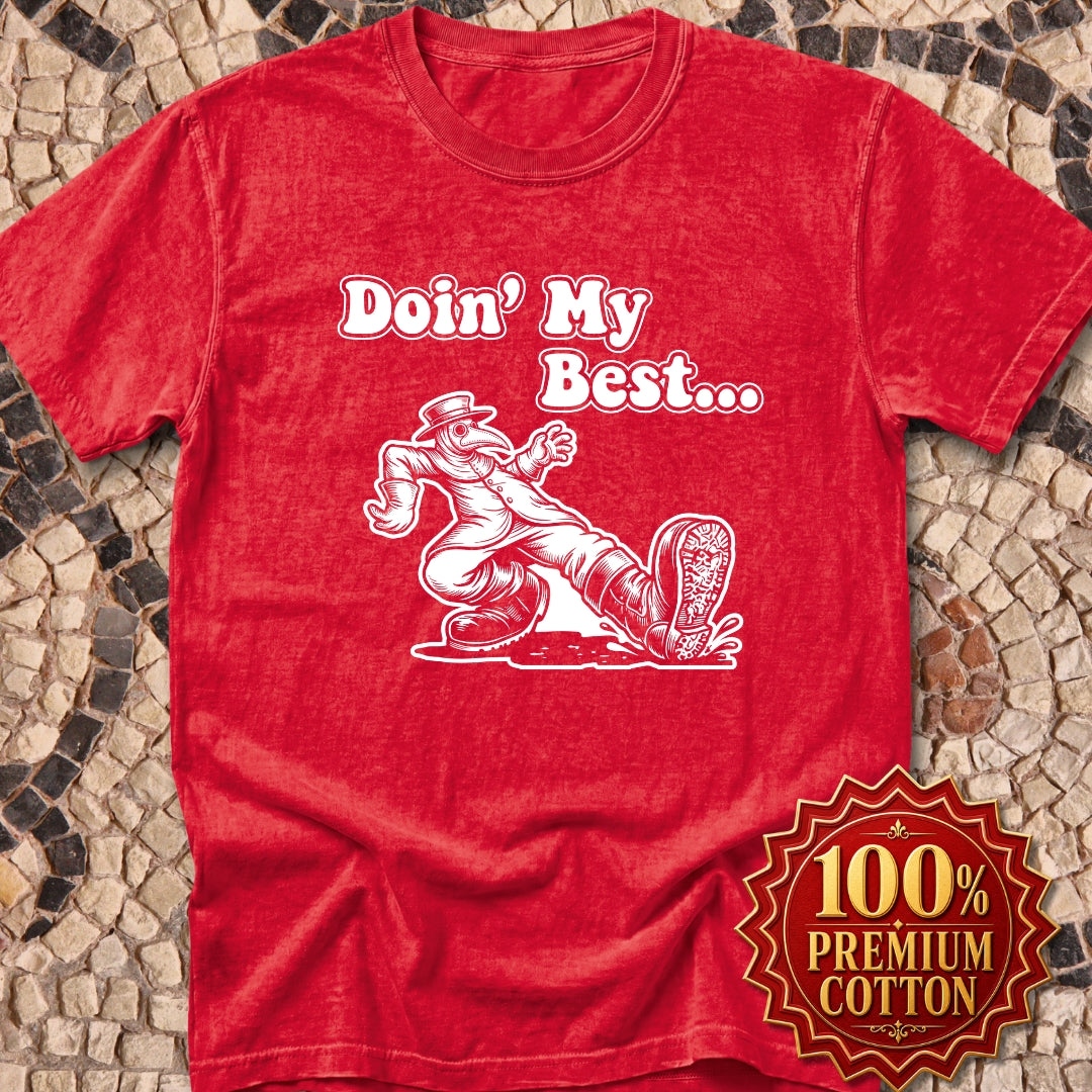 70s Style Plague Doctor Premium Tee