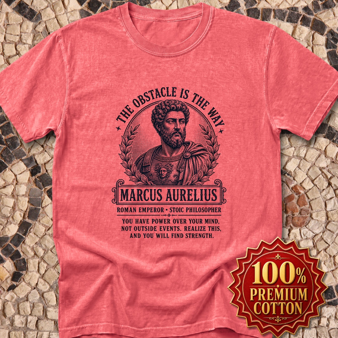 Aurelius Obstacle is the Way Premium Tee