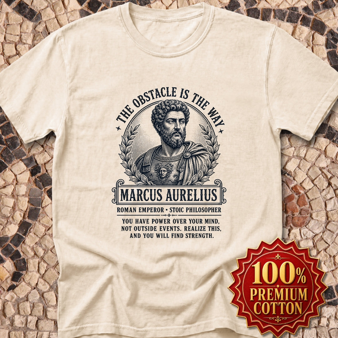 Aurelius Obstacle is the Way Premium Tee
