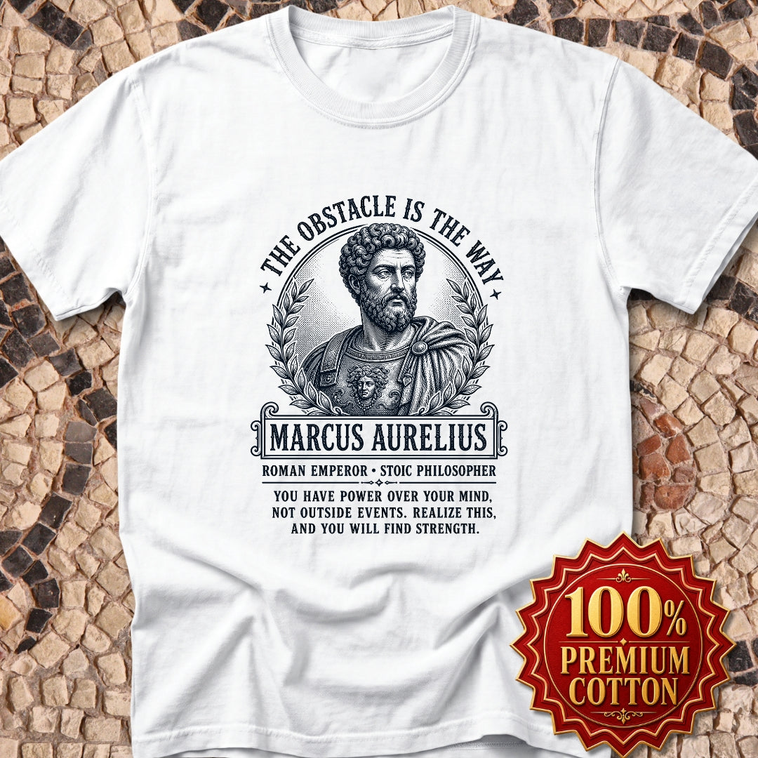 Aurelius Obstacle is the Way Premium Tee