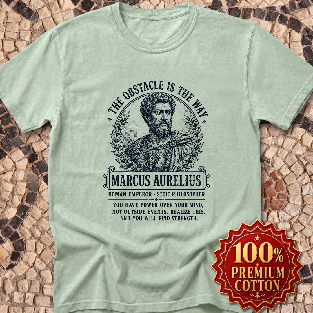 Aurelius Obstacle is the Way Premium Tee