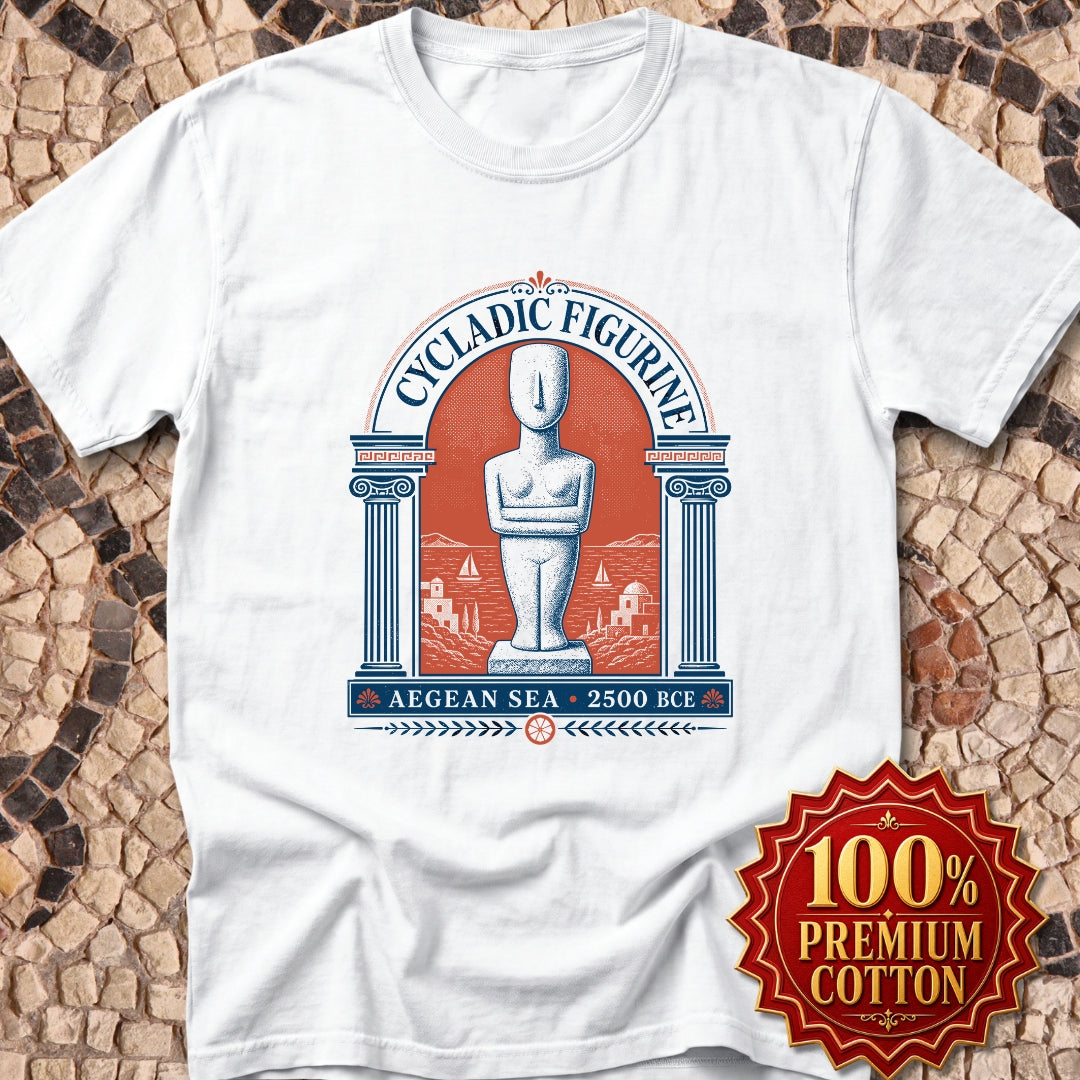 Cycladic Figurine 2500 Aegean Sea Premium Tee