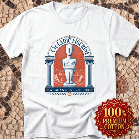 Cycladic Figurine 2500 Aegean Sea Premium Tee