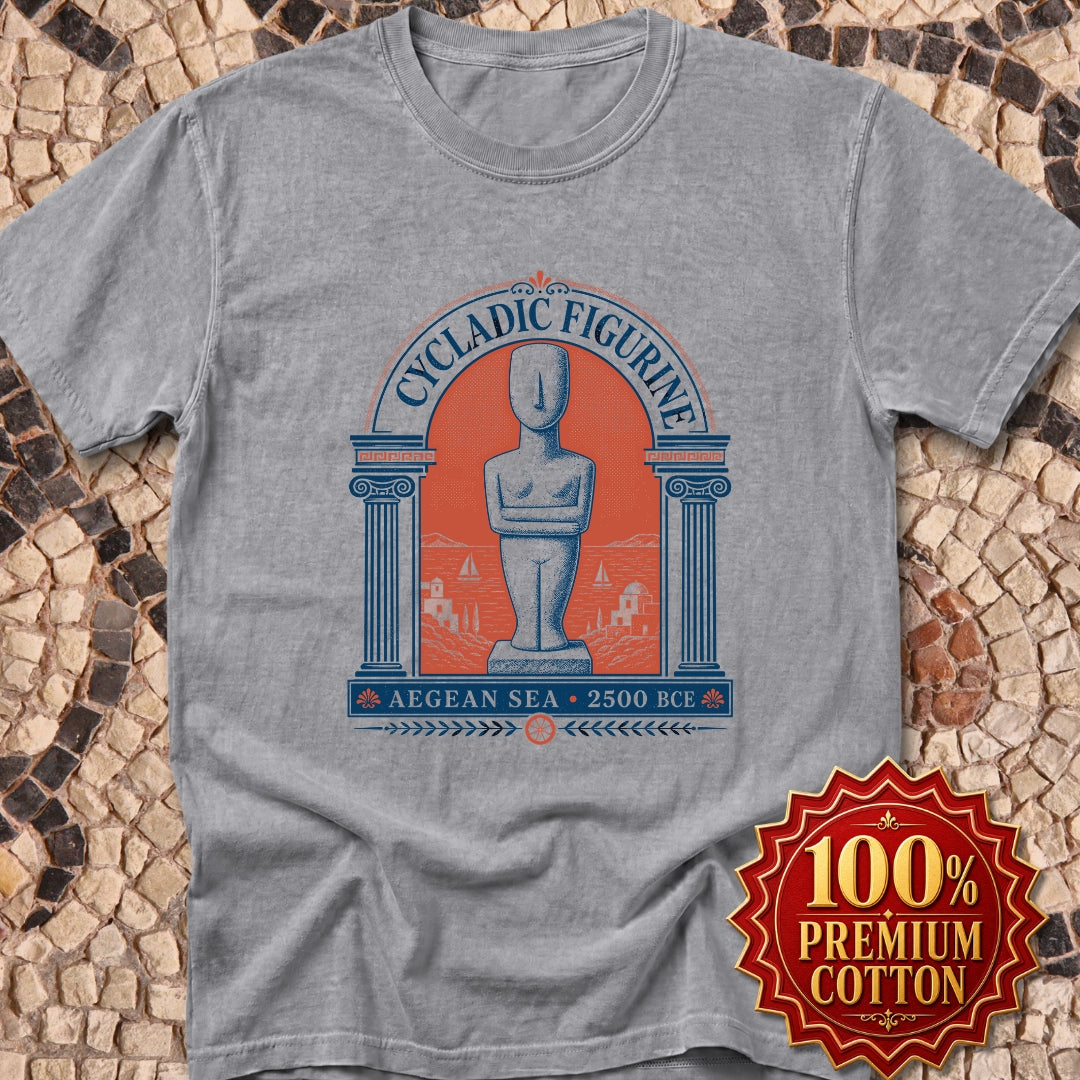 Cycladic Figurine 2500 Aegean Sea Premium Tee