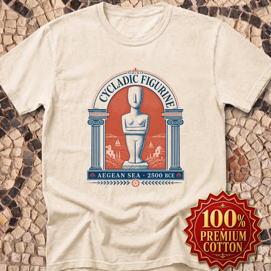 Cycladic Figurine 2500 Aegean Sea Premium Tee