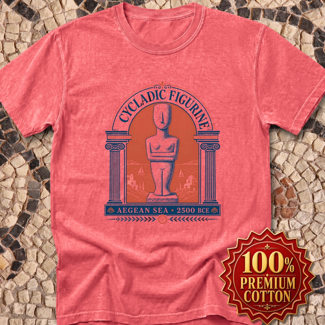 Cycladic Figurine 2500 Aegean Sea Premium Tee