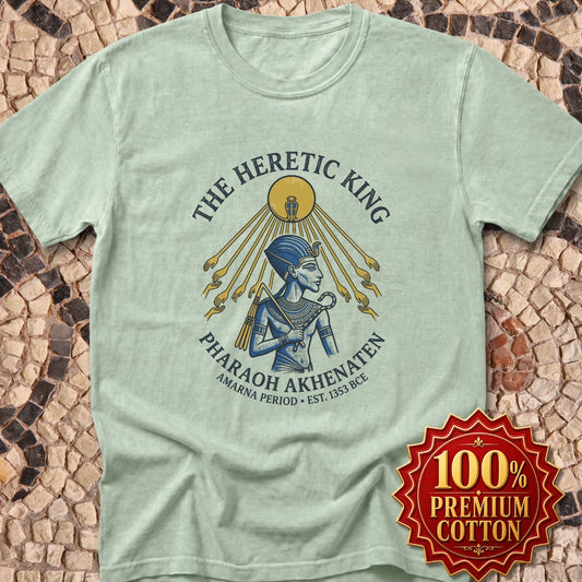 Akhenaten Heretic King Premium Tee