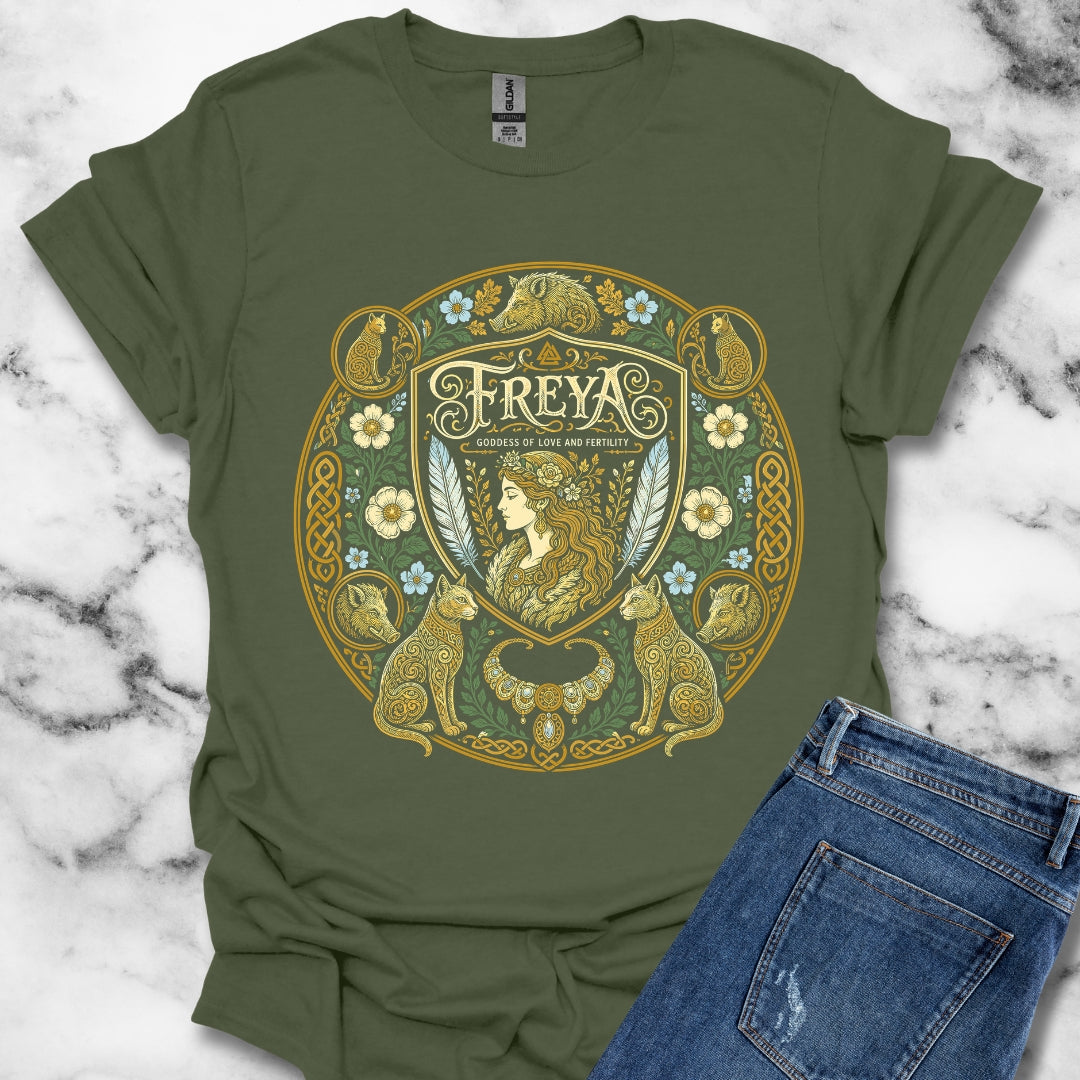 Freya Goddess of Love T-Shirt