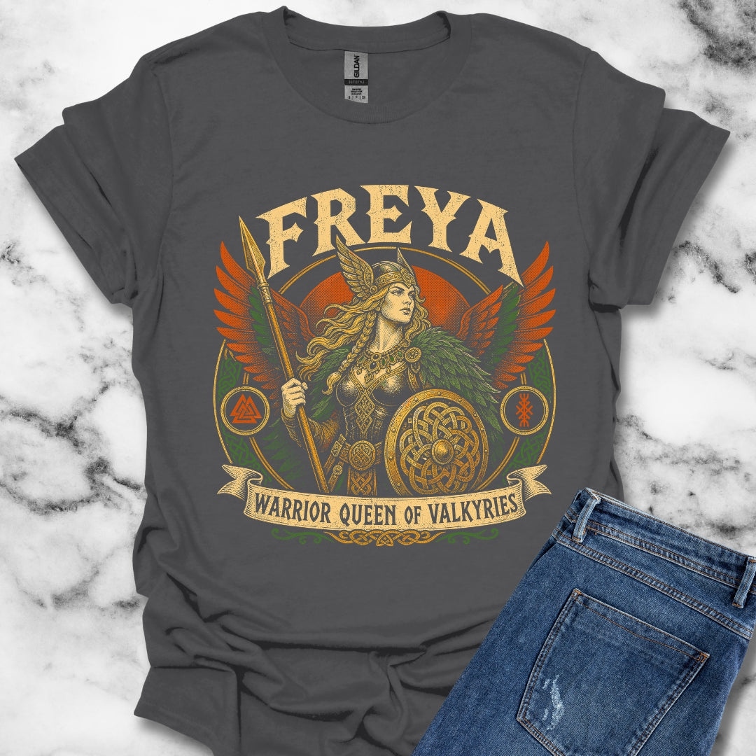 Freya Warrior Queen of the Valkyries T-Shirt